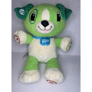 LEAPFROG My Pal Scout Puppy Interactive Toy Plush Dog Tested Working